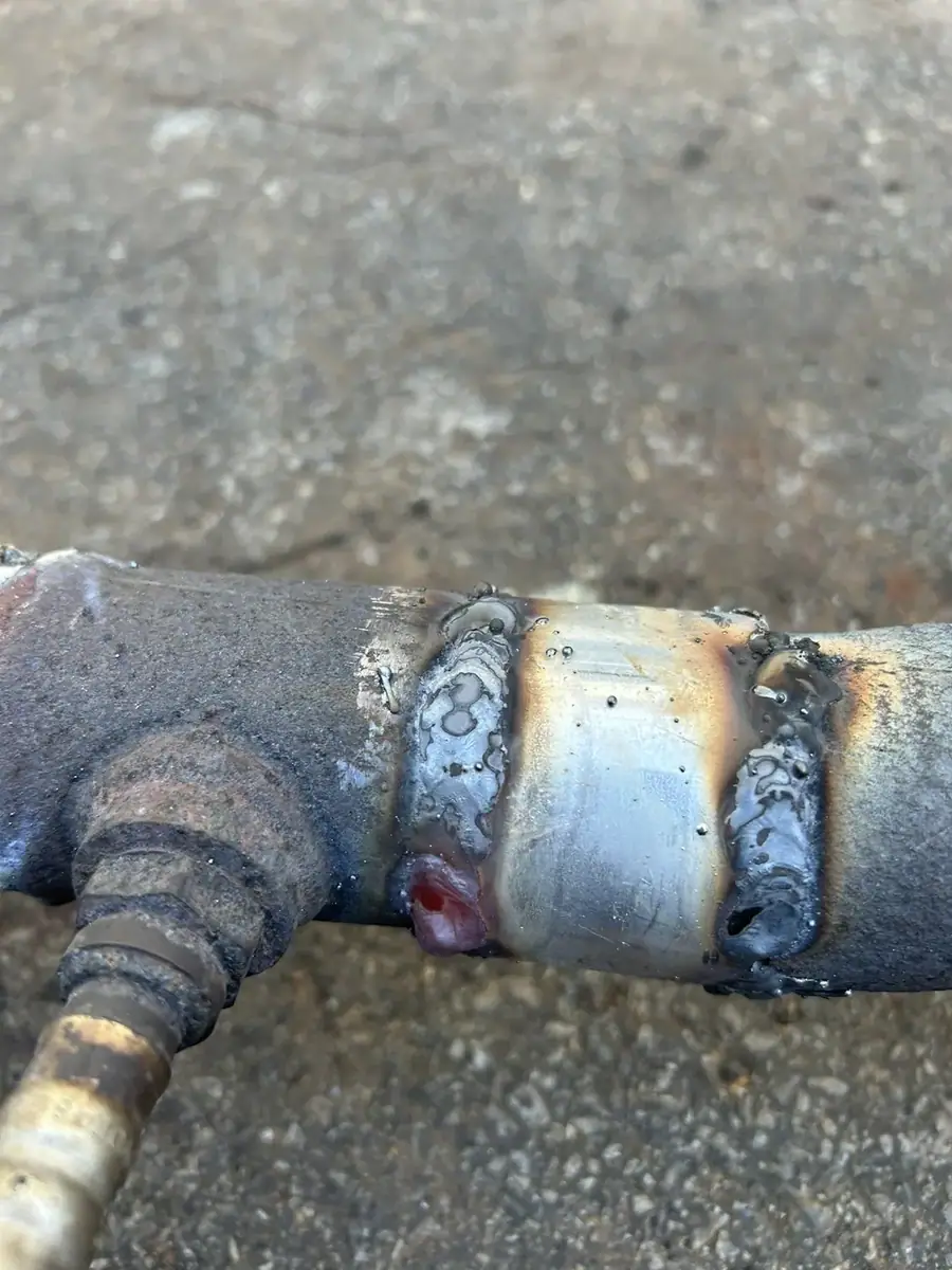 Real vehicle repair work by Exhaust Guy